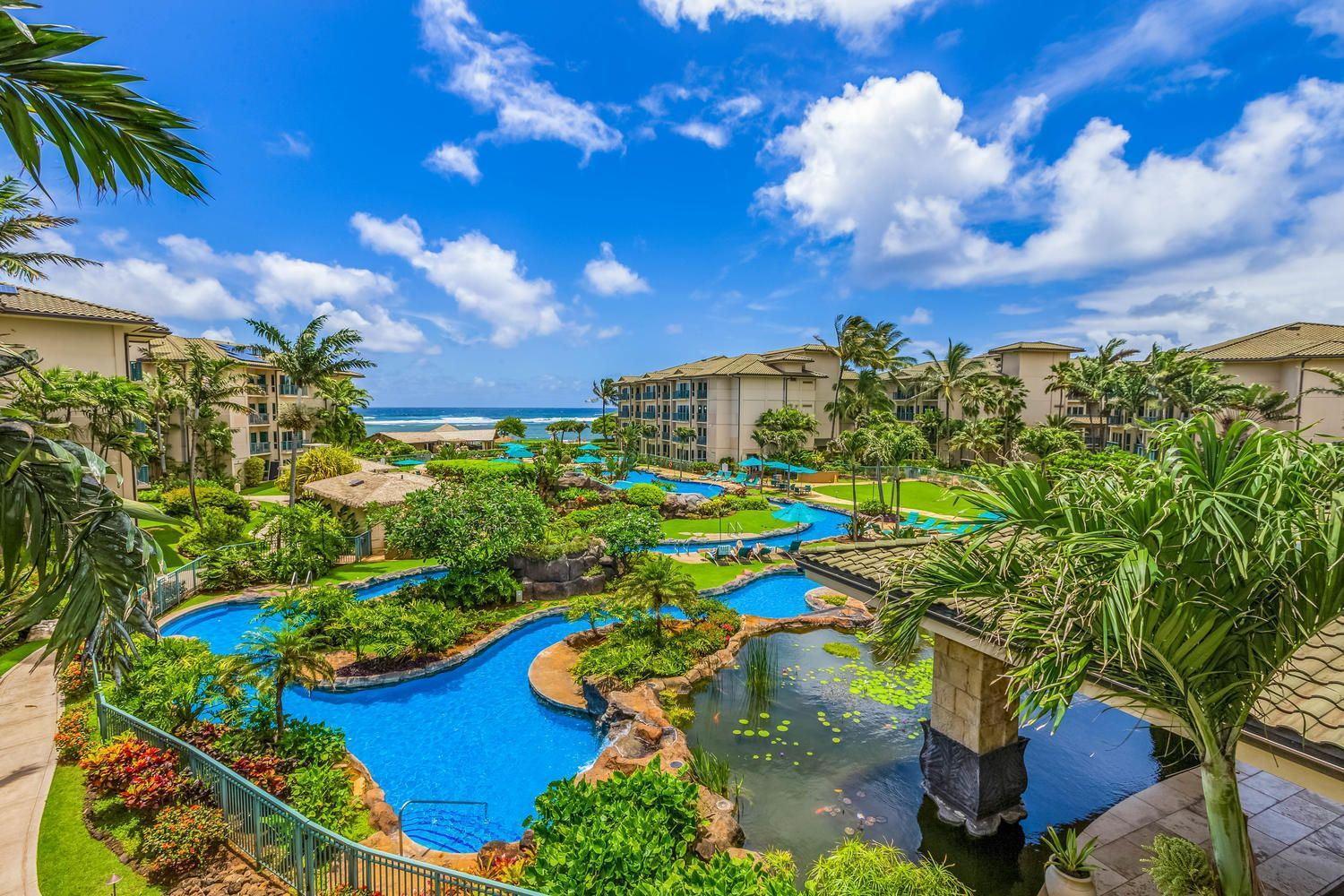 Waipouli Beach Resort Penthouse Beautiful Oceanview Aloha! Ac Pool Kapa'a Esterno foto